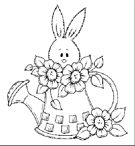 coloriage lapin 39
