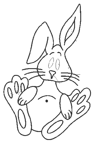 coloriage lapin 41