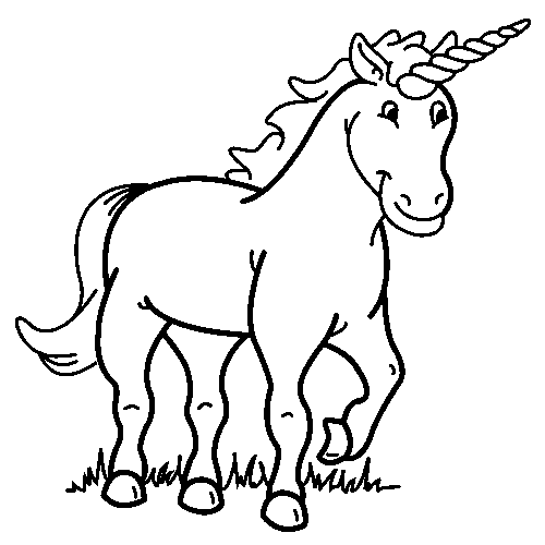 coloriage de licorne 22