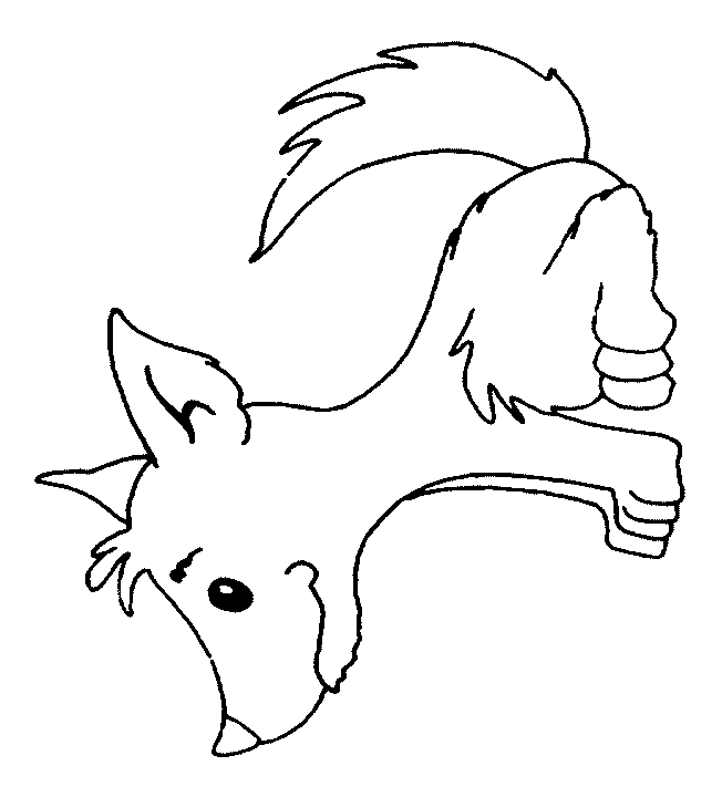 coloriage loup 02