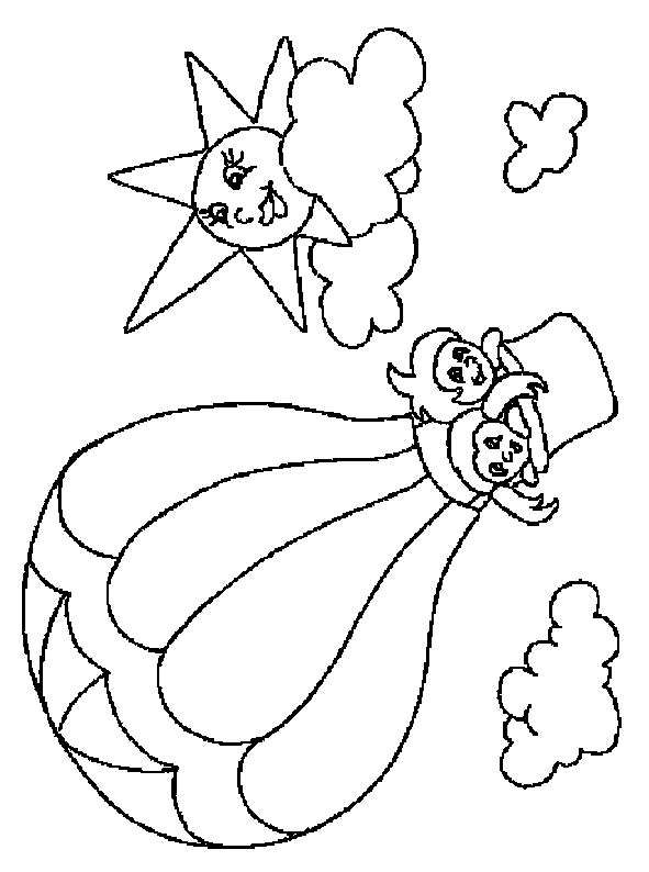 coloriage montgolfiere 08