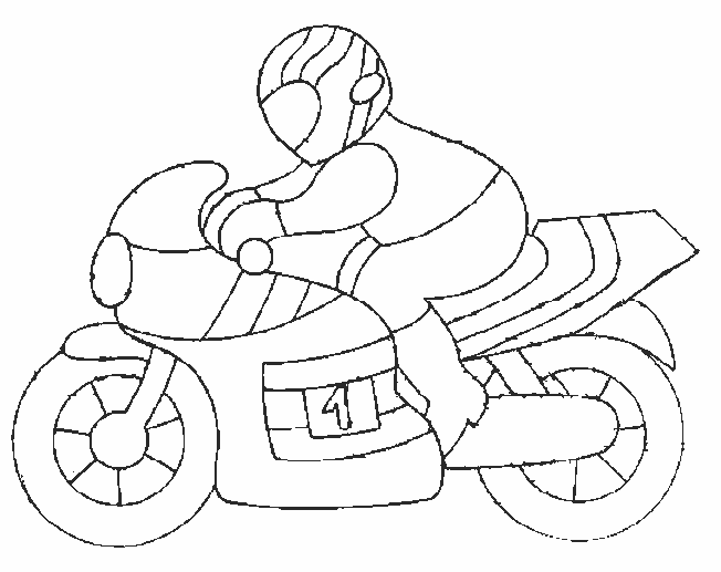 coloriage moto 02