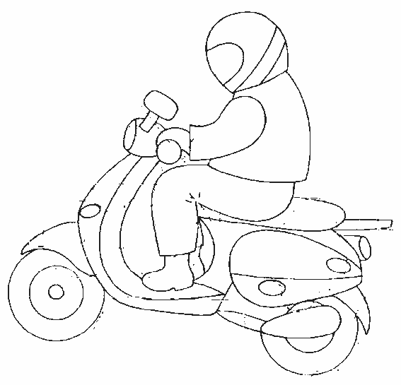 coloriage moto 04