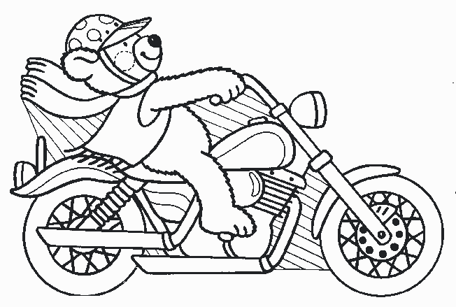 coloriage moto 05