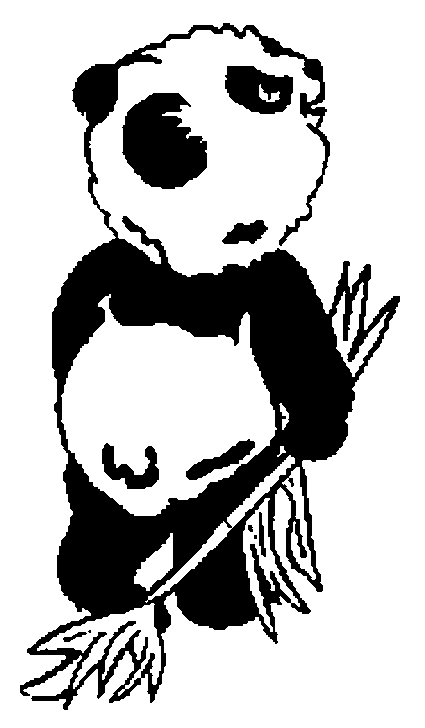 coloriage de panda 05