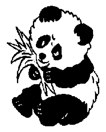 coloriage de panda 06