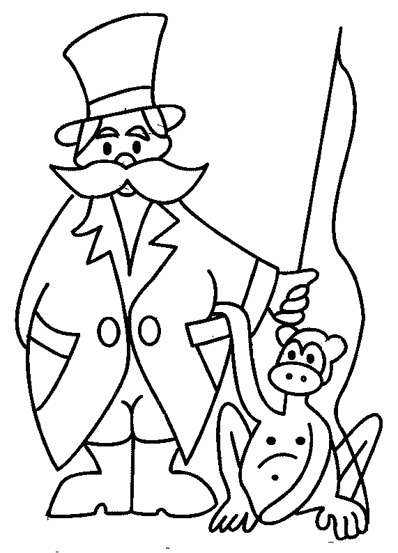 coloriage personnage cirque 13