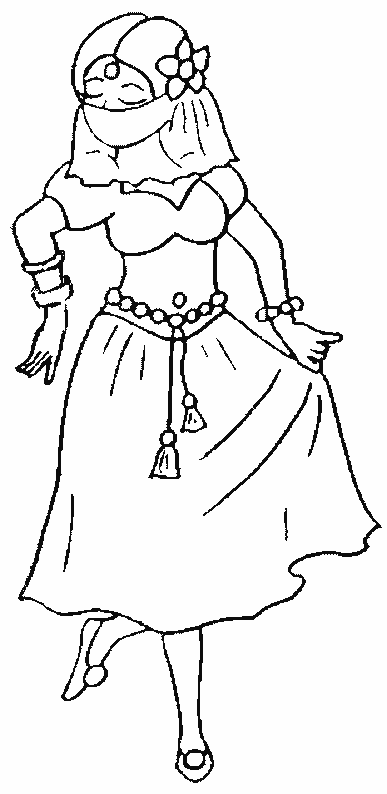 coloriage personnage cirque 14