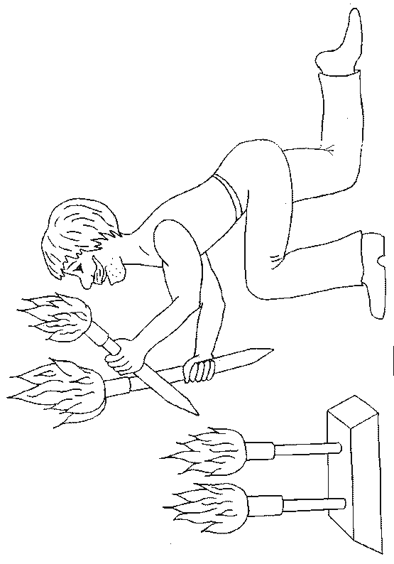 coloriage personnage cirque 15