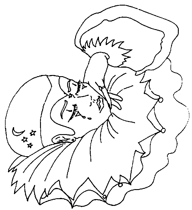 coloriage pierrot 08