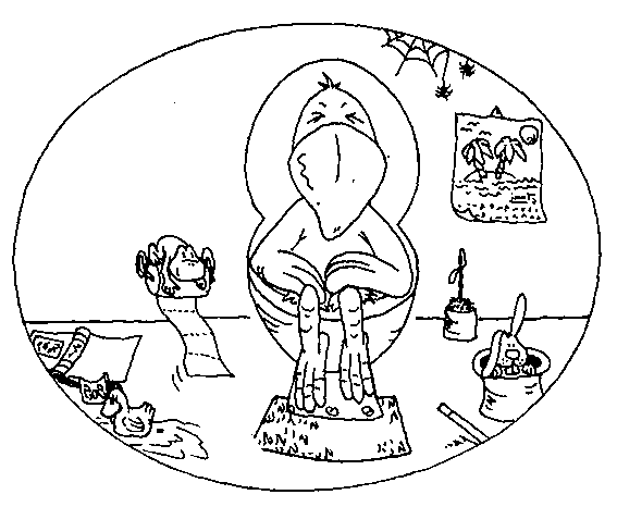 coloriage pot de chambre WC 05