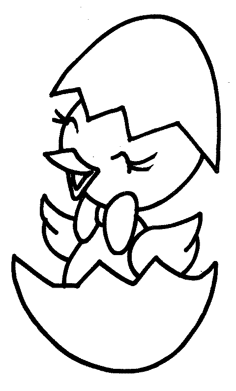 coloriage poussin 20