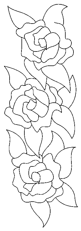 coloriage rose 01