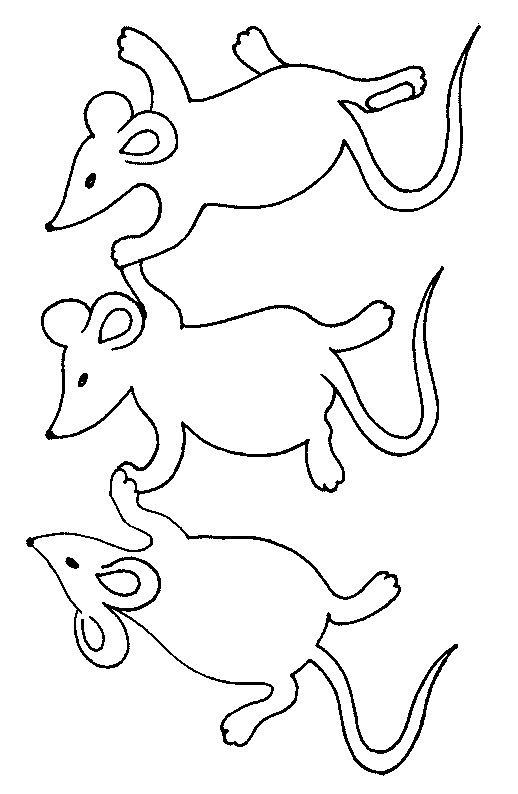 coloriage de souris 12