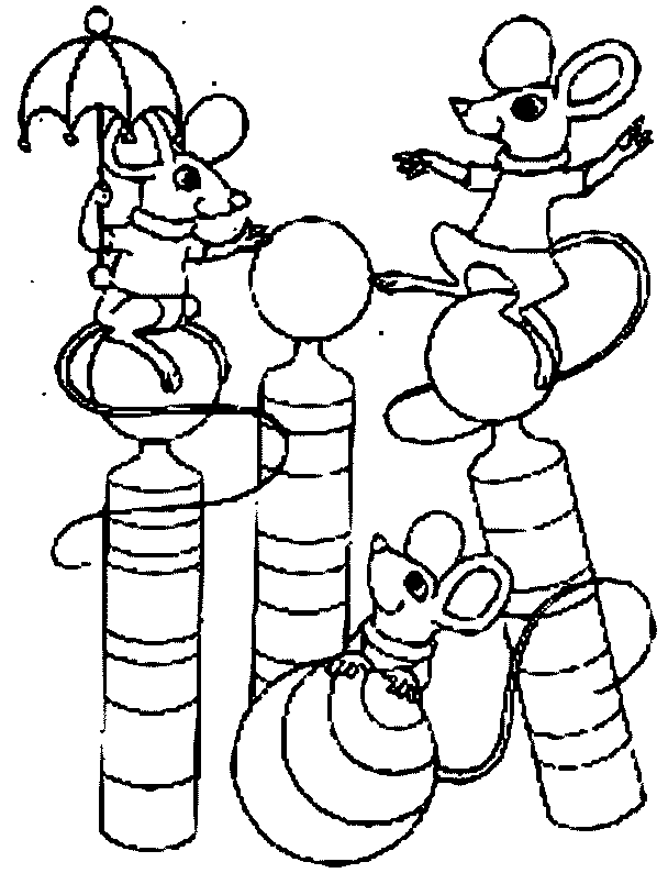 coloriage de souris 13