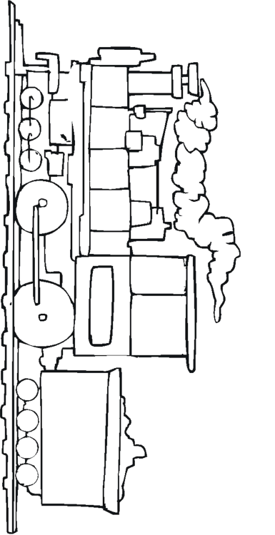 coloriage train 14