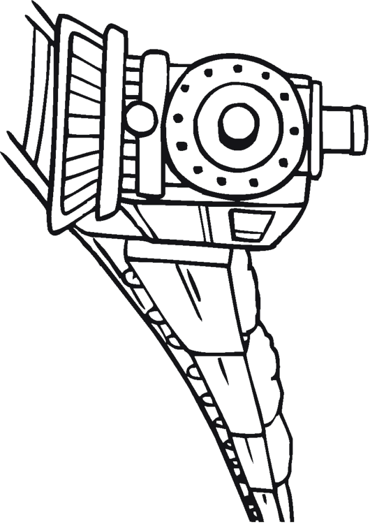 coloriage train 16