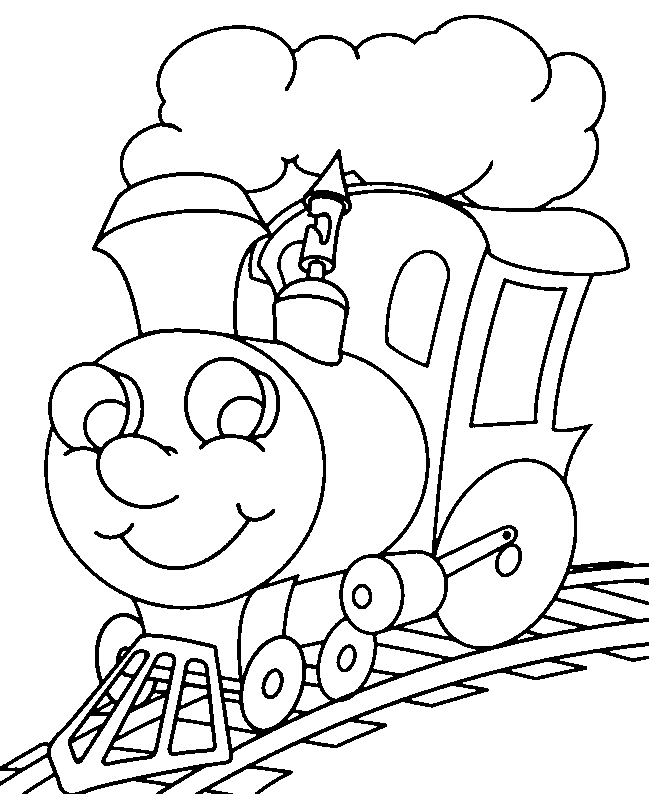coloriage train 20