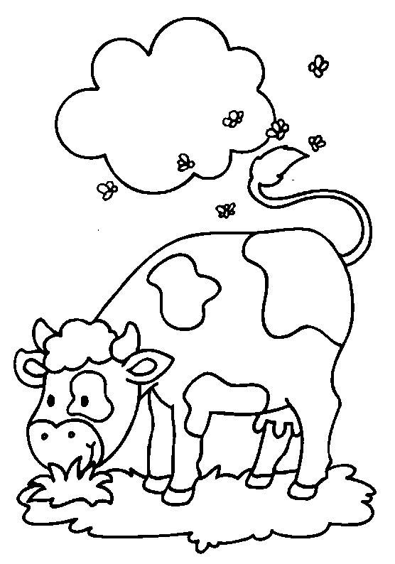 coloriage vache 36