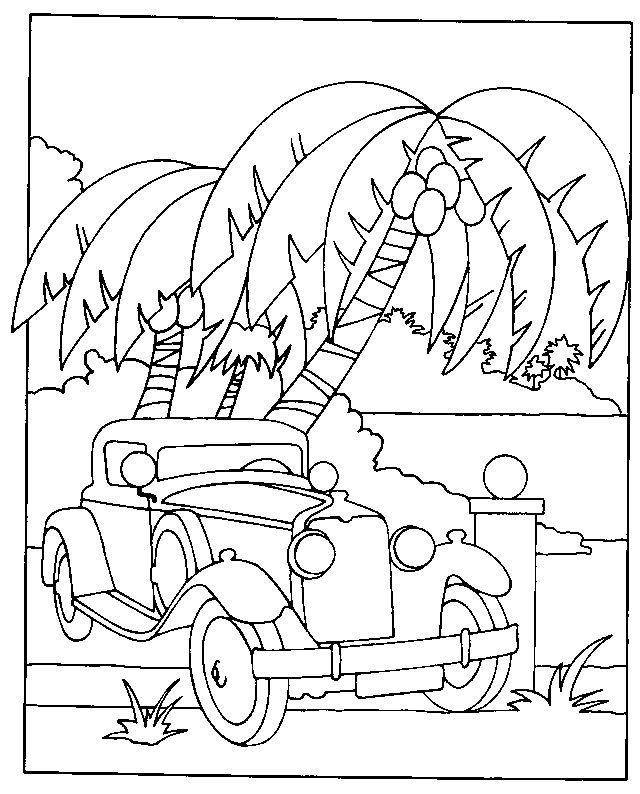 coloriage de voiture 06