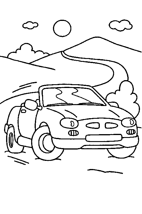 coloriage de voiture 13