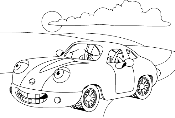 coloriage de voiture 19