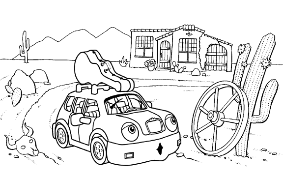 coloriage de voiture 23
