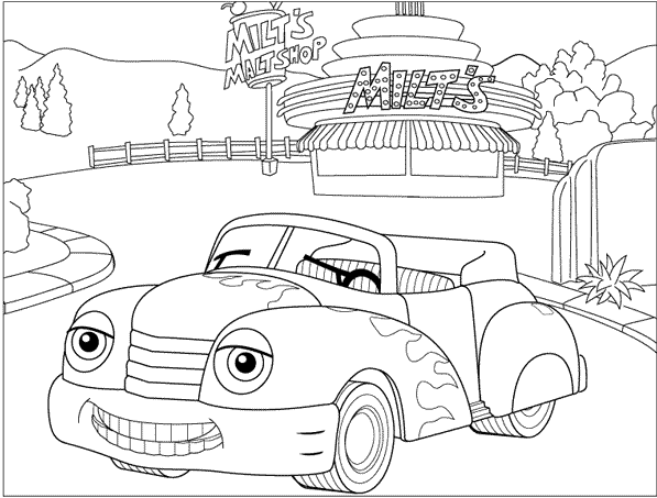 coloriage de voiture 24