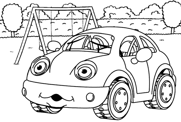 coloriage de voiture 25