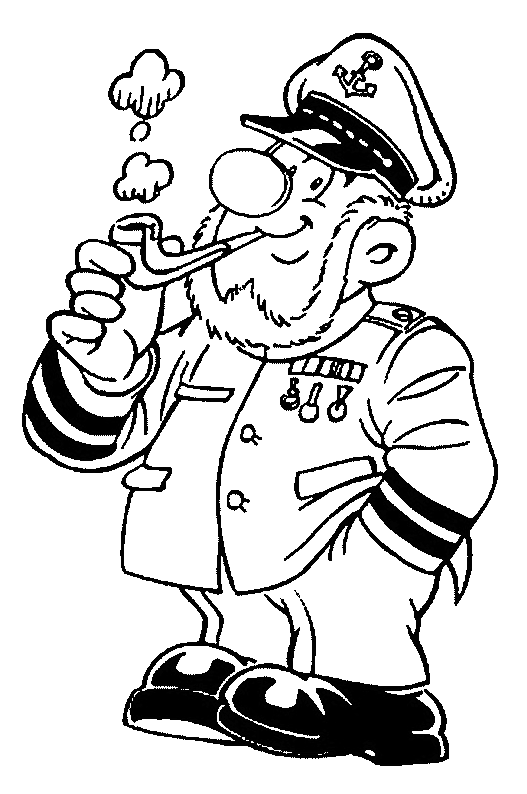 coloriage metier de marin 08
